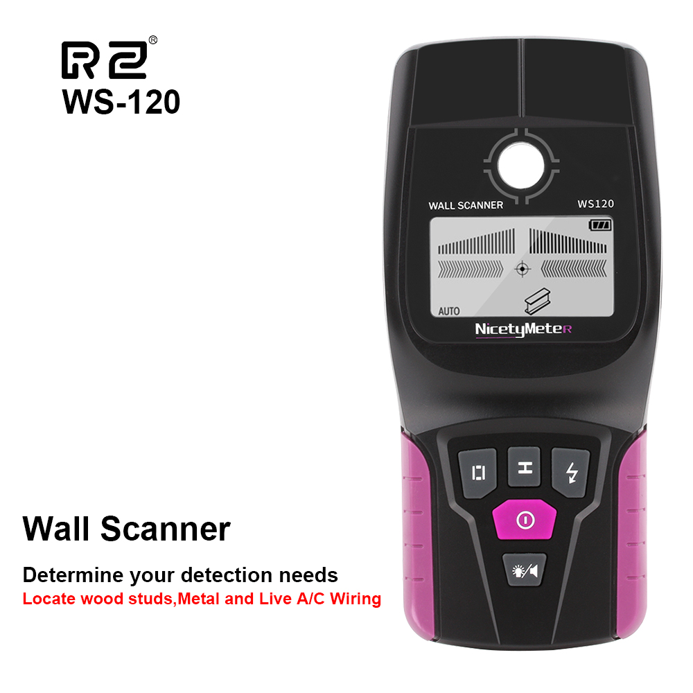 Water Leak Detector Wired - RZ Wandscanner Multifunctionele muurdetector Live Draden