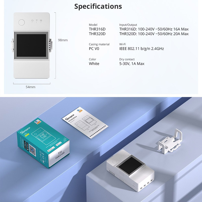 Sonoff Basic Switch - SONOFF POW Elite WiFi Slimme Energiemeter