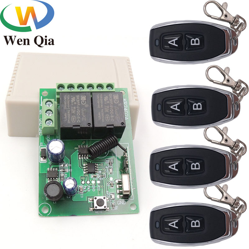 Home Automation Ideas - 433MHz Universele Draadloze Afstandsbediening DC6V 12V