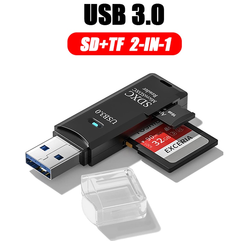 2-in-1 USB 3.0 kaartlezer, dra - Home Assistant Sd recensie en prijs
