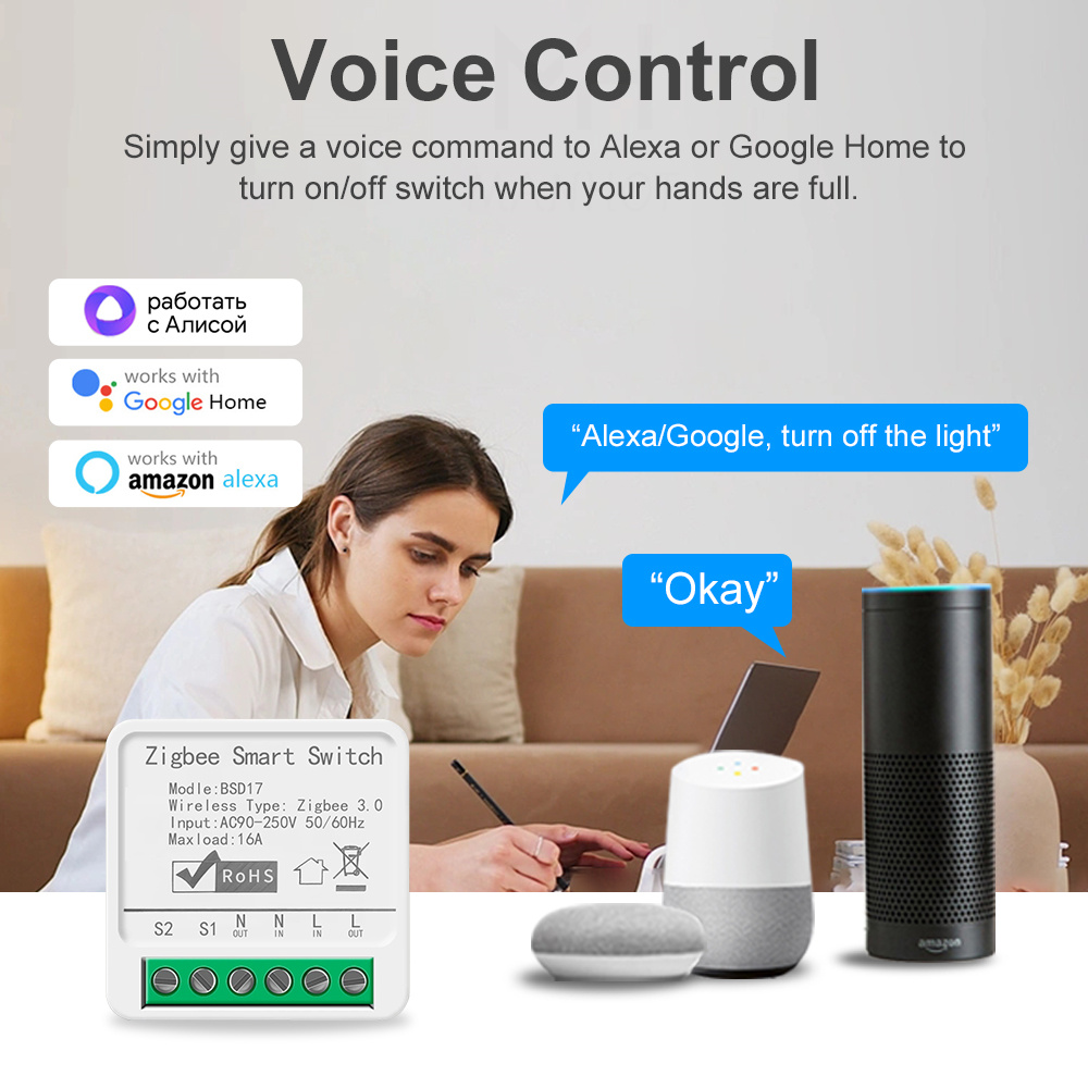16A ZigBee3.0 slimme lichtscha - Smart Home Automation Diy recensie en prijs