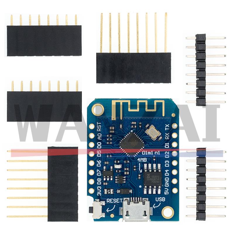 WeMos D1 Mini Pro V3.0.0 Bytes - Esp8266 Nodemcu Board recensie en prijs
