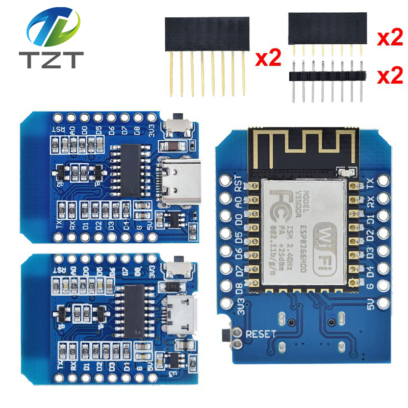 WeMos D1 Mini Pro V3.0 NodeMcu - Esp8266 Nodemcu Board recensie en prijs