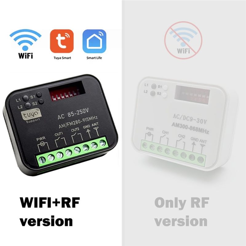 3CGRO-For RX MULTI Tuya Wifi S - 433Mhz Receiver Module recensie en prijs