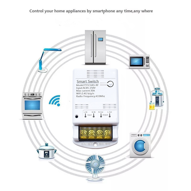 Wifi 30A 6600W 4000W Tuya Smar - Home Automation Ideas recensie en prijs