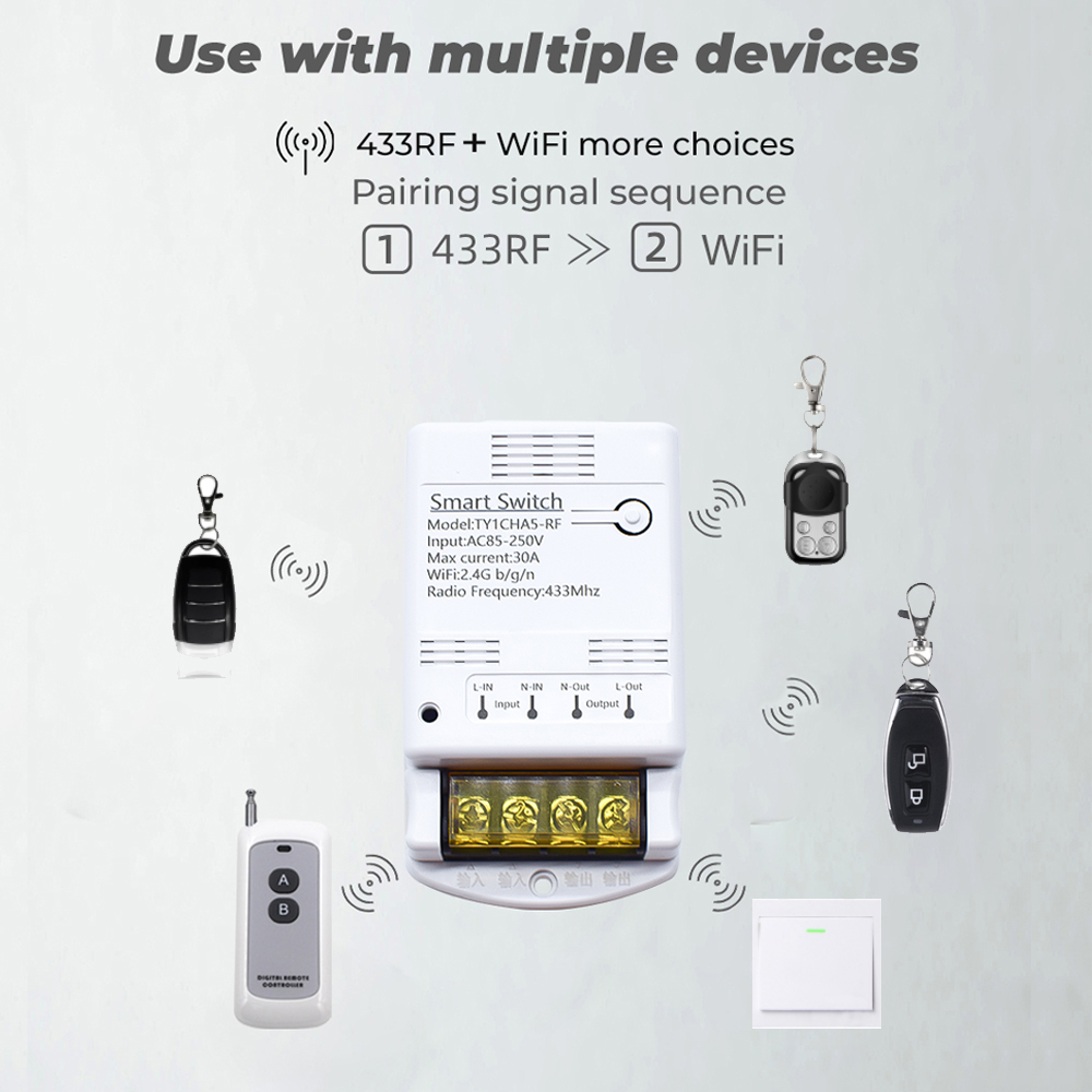 Wifi 30A 6600W 4000W Tuya Smar - Home Automation Ideas recensie en prijs