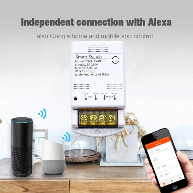 Wifi 30A 6600W 4000W Tuya Smar - Home Automation Ideas recensie en prijs