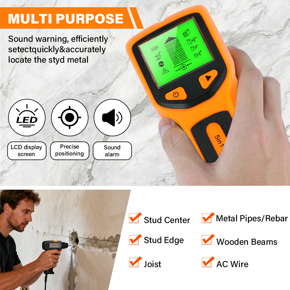 Nieuwe 5-in-1 muurdetector Han - Water Leak Detector Wired recensie en prijs