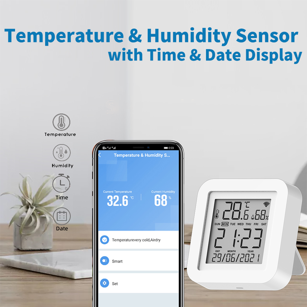 Tuya WIFI temperatuur- en voch - Home Automation Ideas recensie en prijs