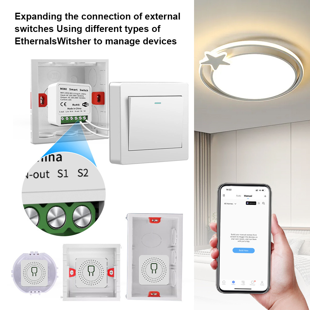 Smart Home WiFi Relaismodule 1 - Diy Smart Home Automation Devices recensie en prijs