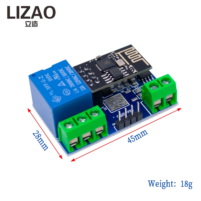 LIZAO ESP8266 5V WiFi IoT-rela - Home Automation Diy Projects recensie en prijs