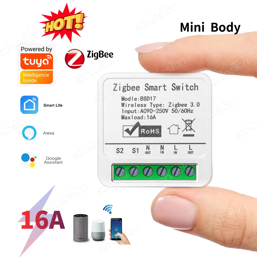 16A Tuya ZigBee Smart Switch M - Smart Home Automation Diy recensie en prijs